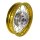 Tuning Felge, Speichenrad gold poliert 2,15x12 Zoll für Simson SR50 SR80 Roller SD50 Albatros