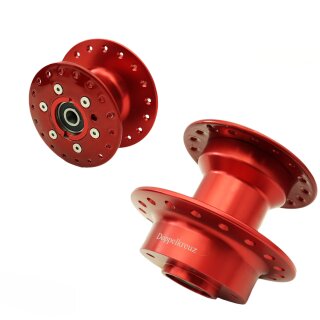 Radnabe Scheibenbremse vorn rot für Simson S51 S50 S70 S53 MS50 Sperber mit Lagern, Schrauben