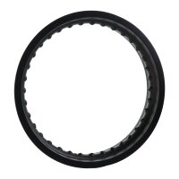 Alufelge matt schwarz eloxiert 2,50x16, 36-Loch für MZ ETZ 125 150 301 251 hinten und extrem Tuning Simson S51 S50 S70 S53 Star Schwalbe