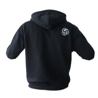 Simson Sweatjacke Strickjacke wie Kapuzenpullover Hoodie S M L S51 S50 KR51 Schwalbe Star Wirbellogo Stick Zipp Kaputzenjacke  Geschenk schwarz-blau