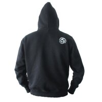 Simson Sweatjacke Strickjacke wie Kapuzenpullover Hoodie Größe S S51 S50 KR51 Schwalbe Star Wirbellogo Stick Zipp Kaputzenjacke  Geschenk schwarz-blau