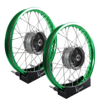 B-Ware Felgen Set24 - 2x 1,50 Alu grün -...