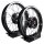 B-Ware Felgen Set25 - 2 x 2,15 Alu schwarz - Edelstahlspeichen - Nabe schwarz