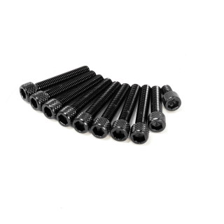 Aluminium ISK Schraubensatz Schwarz Kupplungsdeckel Lichtmaschinendeckel Motor für Simson S51 SR50 KR51/2 Schwalbe S53 S70 Duo 4/2