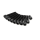 Aluminium ISK Schraubensatz Schwarz Kupplungsdeckel Lichtmaschinendeckel Motor für Simson S51 SR50 KR51/2 Schwalbe S53 S70 Duo 4/2