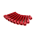 Aluminium ISK Schraubensatz Rot Kupplungsdeckel Lichtmaschinendeckel Motor für Simson S51 SR50 KR51/2 Schwalbe S53 S70 Duo 4/2