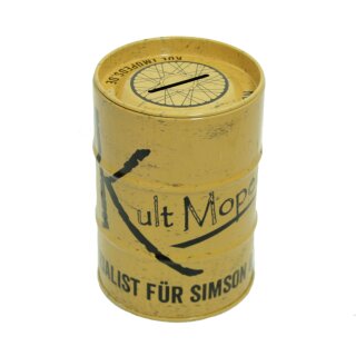 KultMopeds.de Spardose Ölfass "oil barrel" für Simson S50 S51 KR51 Schwalbe Star Sperber Habicht