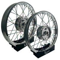 B-Ware Felgen Set36 - 1,85 + 1,60 chrom - Rainbow...