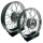 B-Ware Felgen Set36 - 1,85 + 1,60 chrom - Rainbow Speichen - Nabe silber