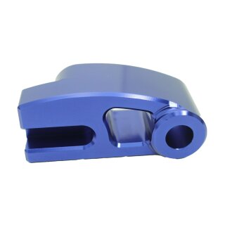 Alu CNC Tuning Distanzstück Blau Knochen hinten Nabe Halter Bremse für Simson S51 SR50 S50 KR51 Schwalbe Star Sperber Habicht Gegenhalter eloxiert