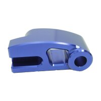 Alu CNC Tuning Distanzstück Blau Knochen hinten Nabe...