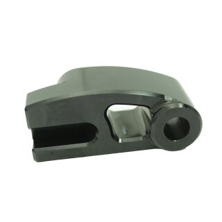 Alu CNC Tuning Distanzstück Schwarz Knochen hinten Nabe Halter Bremse für Simson S51 SR50 S50 KR51 Schwalbe Star Sperber Habicht Gegenhalter eloxiert