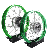 B-Ware Felgen Set39 - 1,85+1,50 Alu grün -...
