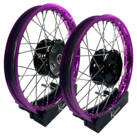B-Ware Felgen Set37 - 2x 1,50 - Alu lila -...