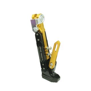 Seitenständer gold für Simson S51 C Comfort S50 S70 für Fußraste Fußrastenträger Seitenstütze + Feder CNC eloxiert