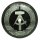 Deckel Rad vorn Nabe schwarz mit DDR Wappen Hammer und Zirkel für Simson S51 S70 SR50 KR51 Schwalbe S53 S83 Star Sperber Habicht Spatz Vorderradnabe Nabendeckel