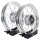 B-Ware Felgen Set28 - 3,00 + 2,50 Alu silber - Edelstahlspeichen - Nabe silber