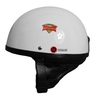 Simson Perfekt P-500 Helm weiß S (55-56cm) S51 S50 S53 AWO 425 S T SR50 Spatz Star Sperber Habicht KR51 Schwalbe SR1 SR2 Duo MZ ES ETS TS 125 150 250 Eierschale