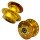 Radnabe Scheibenbremse vorn gold für Simson S51 S50 S70 S53 MS50 Sperber mit Lagern, Schrauben