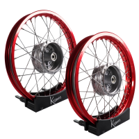 B-Ware Felgen Set27 - 1,85+1,50 Alu rot -...