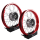 B-Ware Felgen Set27 - 1,85+1,50 Alu rot - Edelstahlspeichen - Nabe silber