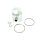 Kolben + Kolbenringe 54,00 53,97 Motor Bolzen für MZ TS125 ES125 ETS125 RT125 15er Bolzen 4. Übermaß