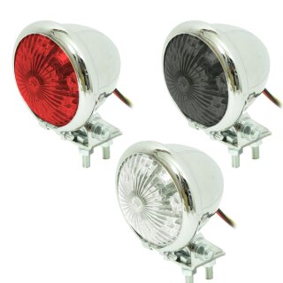 12V LED Retro Rücklicht Rückleuchte universal für Simson Bopper Cafe Racer BMW Triumph MZ Es125 Es150 Es175 Es250 Es300 TS125 TS150 chrom