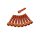 Aluminium ISK Schraubensatz Orange Kupplungsdeckel Lichtmaschinendeckel Motor für Simson S51 SR50 KR51/2 Schwalbe S53 S70 Duo 4/2 eloxiert