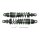 Premium Gasdruck Federbeine 380mm schwarz für Simson S51 S50 S70 Enduro Tuning Stoßdämpfer Federung hinten 38cm