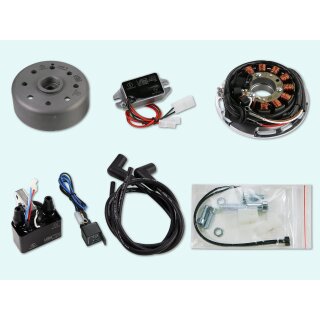 Lichtmaschine kontaktlose Vape Zündung für Suzuki GT/T 20/200/250/500/GT125; Original mit Unterbrecher; 1968-1975; Rotor mit Schraube befestigt