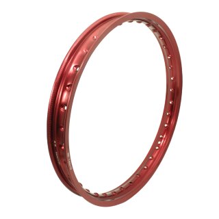 Alufelge rot 1,60x19 Simson S53 S83 OR SR2 E SR II DKW Hummel Felgenring