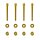 Aluminium ISK Schraubensatz Schutzblech Gold vorn für Simson S51 SR50 S53 S70 SR80 S83