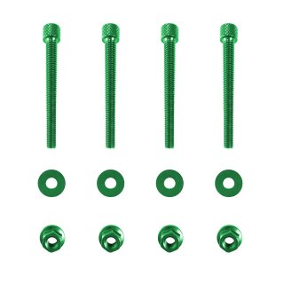 Aluminium ISK Schraubensatz Schutzblech Grün vorn für Simson S51 SR50 S53 S70 SR80 S83