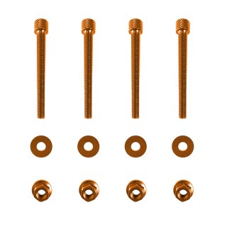 Aluminium ISK Schraubensatz Schutzblech Orange vorn für Simson S51 SR50 S53 S70 SR80 S83