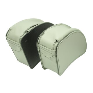 Seitentaschen Packtaschen Set für MZ ES175, ES250, ES300 - grau
