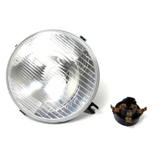 Reflektor für Simson SR50 SR80 14cm Scheinwerfereinsatz Lampe mit E-Prüfzeichen ohne Standlicht