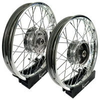 B-Ware Felgen Set48 -  2 x 1,60 chrom - Edelstahlspeichen...