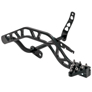 Tuning Bremshebel Fußbremse + schwarz eloxiertes Pedal für Simson S51 S50 S70 S53 S83 Bremse hinten