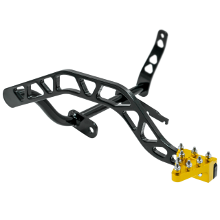 Tuning Bremshebel Fußbremse + gold eloxiertes Pedal für Simson S51 S50 S70 S53 S83 Bremse hinten