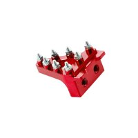 Tuning Pedal rot eloxiert Bremshebel Fußbremse...