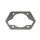 Zylinder Spacer, Distanzplatte 1mm für Simson S51 KR51-2 Schwalbe SR50 S53 SD50 MS50 Duo4/2 Motor