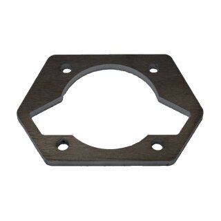 Zylinder Spacer, Distanzplatte 5mm für Simson S51 KR51-2 Schwalbe SR50 S53 SD50 MS50 Duo4/2 Motor