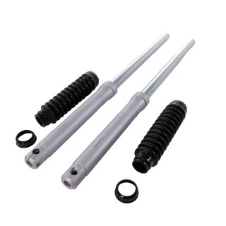 Telegabel Trommelbremse silber + Gummis Simson S51, S70, S50 Stoßdämpfer Federung vorn Holme