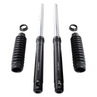 Telegabel Trommelbremse schwarz + Gummis für Simson S51, S70, S50 Stoßdämpfer Federung vorn Holme
