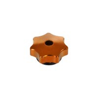 Aluminium CNC Sterngriffmutter Orange eloxiert M6 Haube Motor Abdeckung für Simson Schwalbe KR51 SR50 SR80 Spatz Star Sperber Habicht für MZ ES TS 125 150 175 250