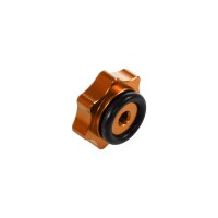 Aluminium CNC Sterngriffmutter Orange eloxiert M6 Haube Motor Abdeckung für Simson Schwalbe KR51 SR50 SR80 Spatz Star Sperber Habicht für MZ ES TS 125 150 175 250
