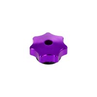 Aluminium CNC Sterngriffmutter Lila eloxiert M6 Haube Motor Abdeckung für Simson Schwalbe KR51 SR50 SR80 Spatz Star Sperber Habicht für MZ ES TS 125 150 175 250