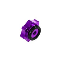 Aluminium CNC Sterngriffmutter Lila eloxiert M6 Haube Motor Abdeckung für Simson Schwalbe KR51 SR50 SR80 Spatz Star Sperber Habicht für MZ ES TS 125 150 175 250