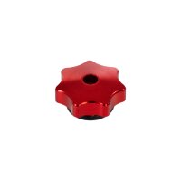 Aluminium CNC Sterngriffmutter Rot eloxiert M6 Haube Motor Abdeckung für Simson Schwalbe KR51 SR50 SR80 Spatz Star Sperber Habicht für MZ ES TS 125 150 175 250