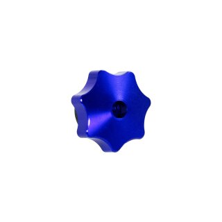 Aluminium CNC Sterngriffmutter Blau eloxiert M6 Haube Motor Abdeckung für Simson Schwalbe KR51 SR50 SR80 Spatz Star Sperber Habicht für MZ ES TS 125 150 175 250
